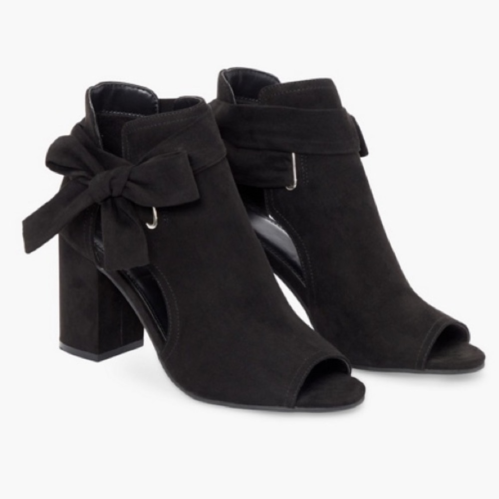 -SOLD- JustFab *NIB* Karine Peep-Toe Bootie